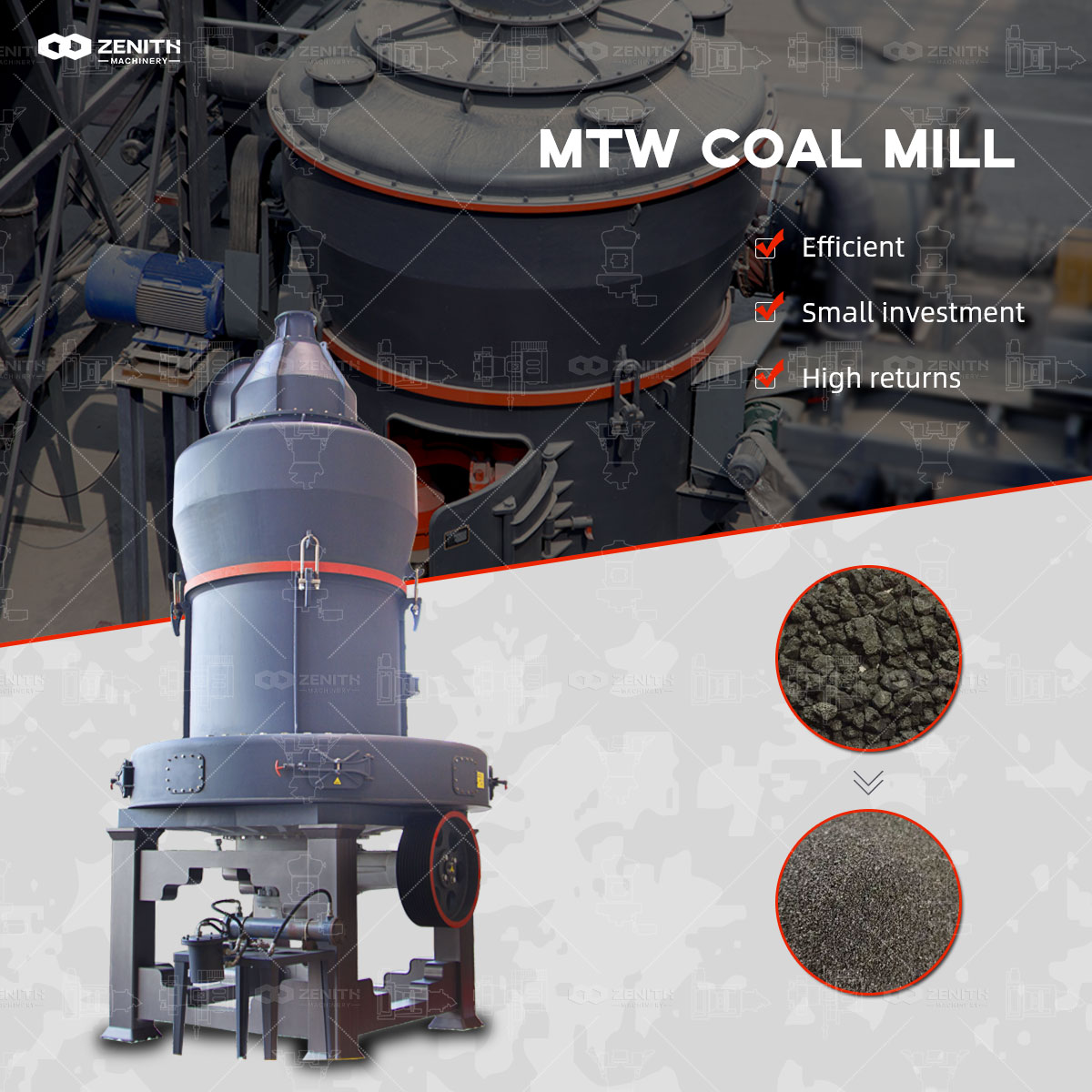 HM Series Hammer Mill processing basalt material